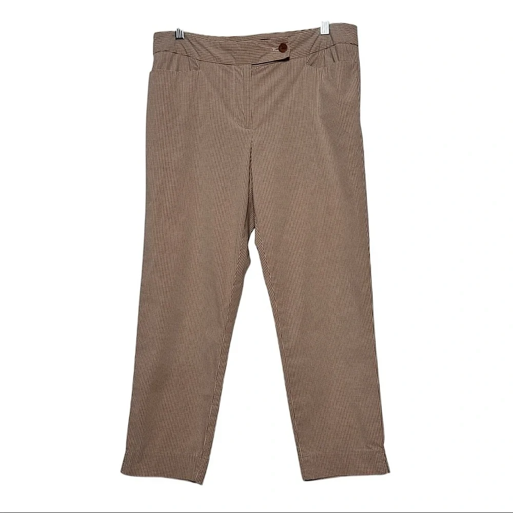 3/$20💥 Talbots Signature Ankle Pants Plaid Chinos Cotton Preppy Preppy 8